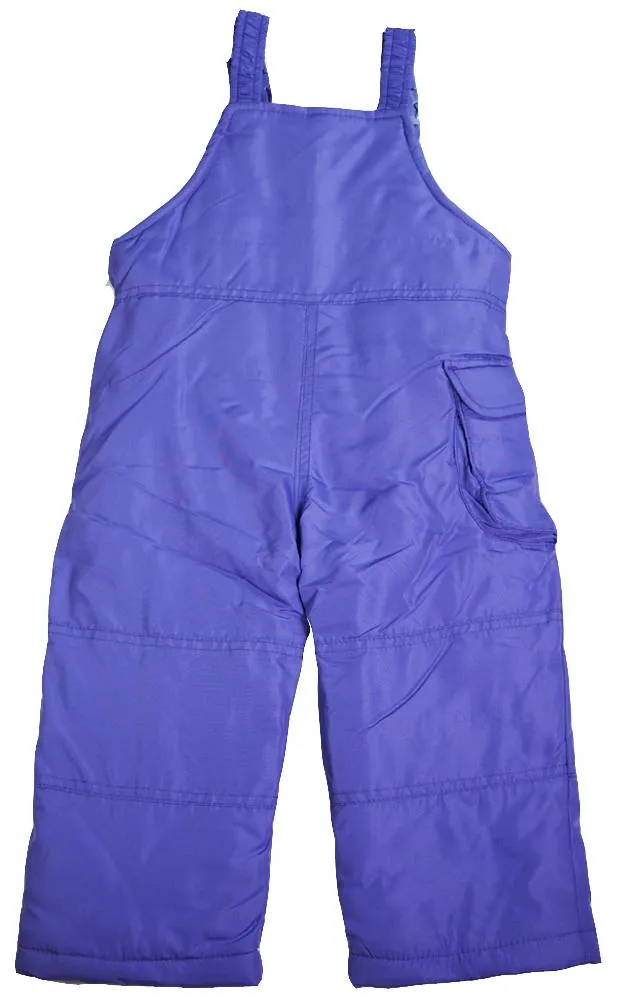 Weathertamer Toddler & Girls Adjustable Shoulder Strap Bib Pant Snowpants, 40053