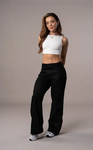 Womens Baggy Fitjeans - Black