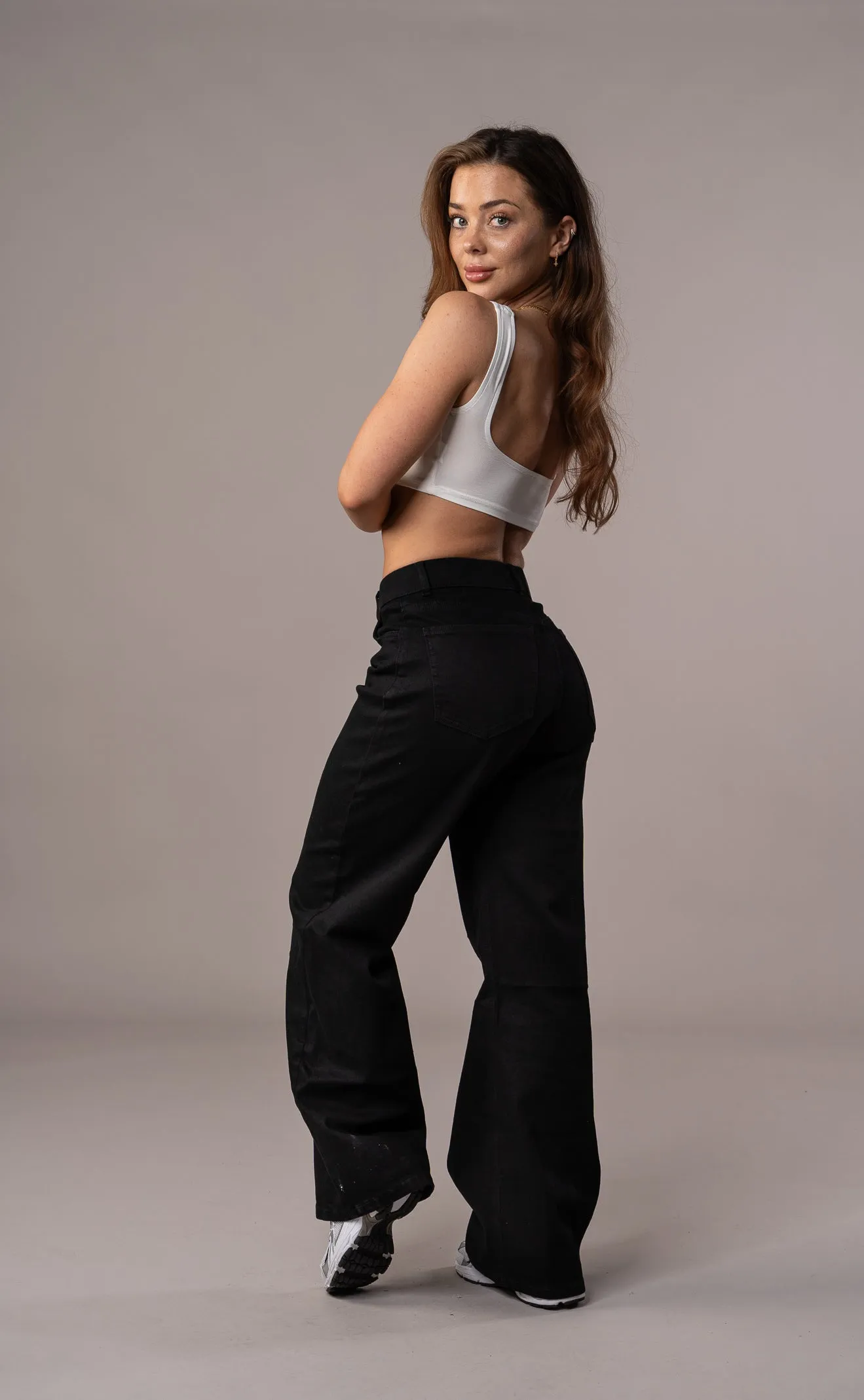 Womens Baggy Fitjeans - Black