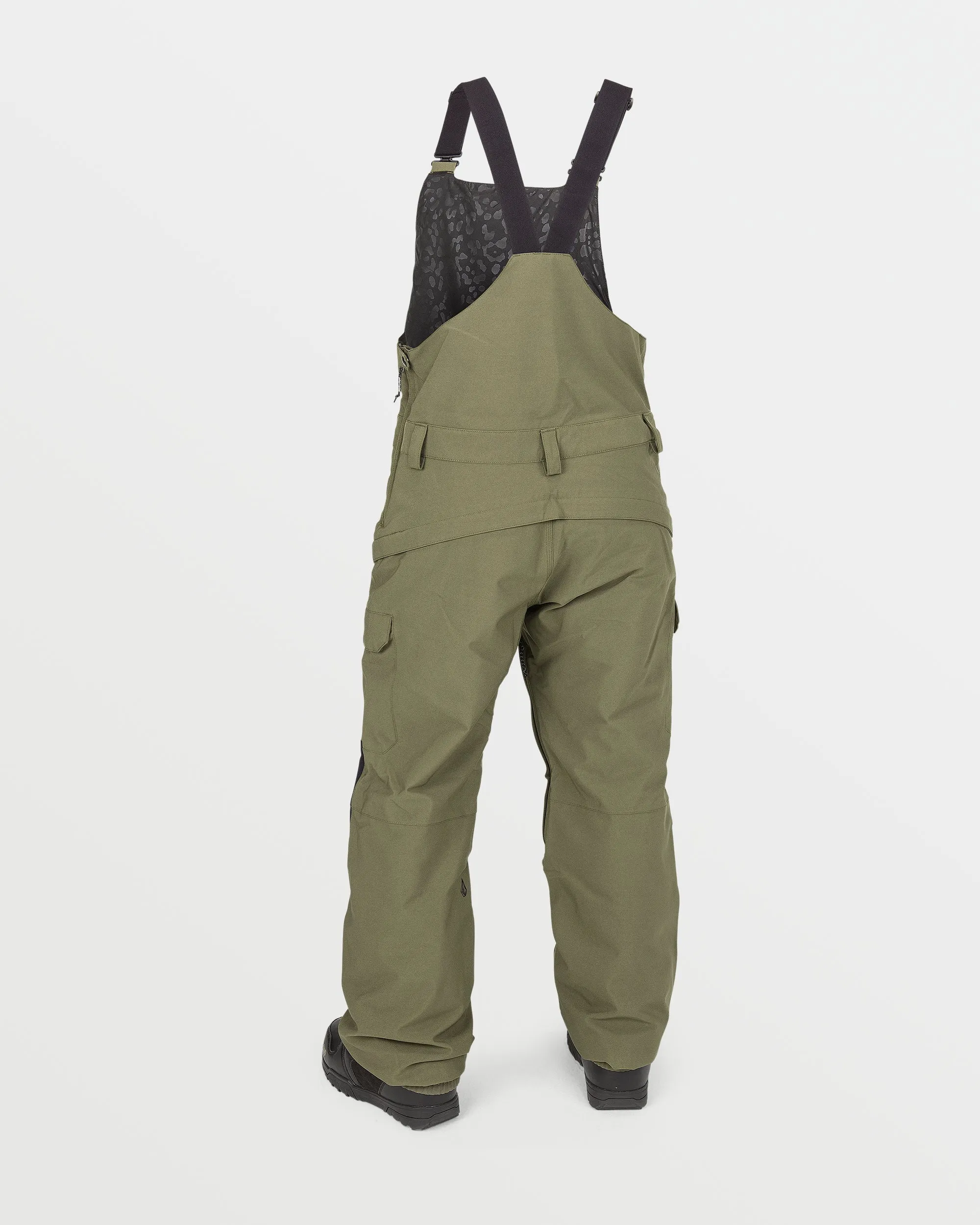 Womens Creston 3D Stretch Bib Overalls - Ivy