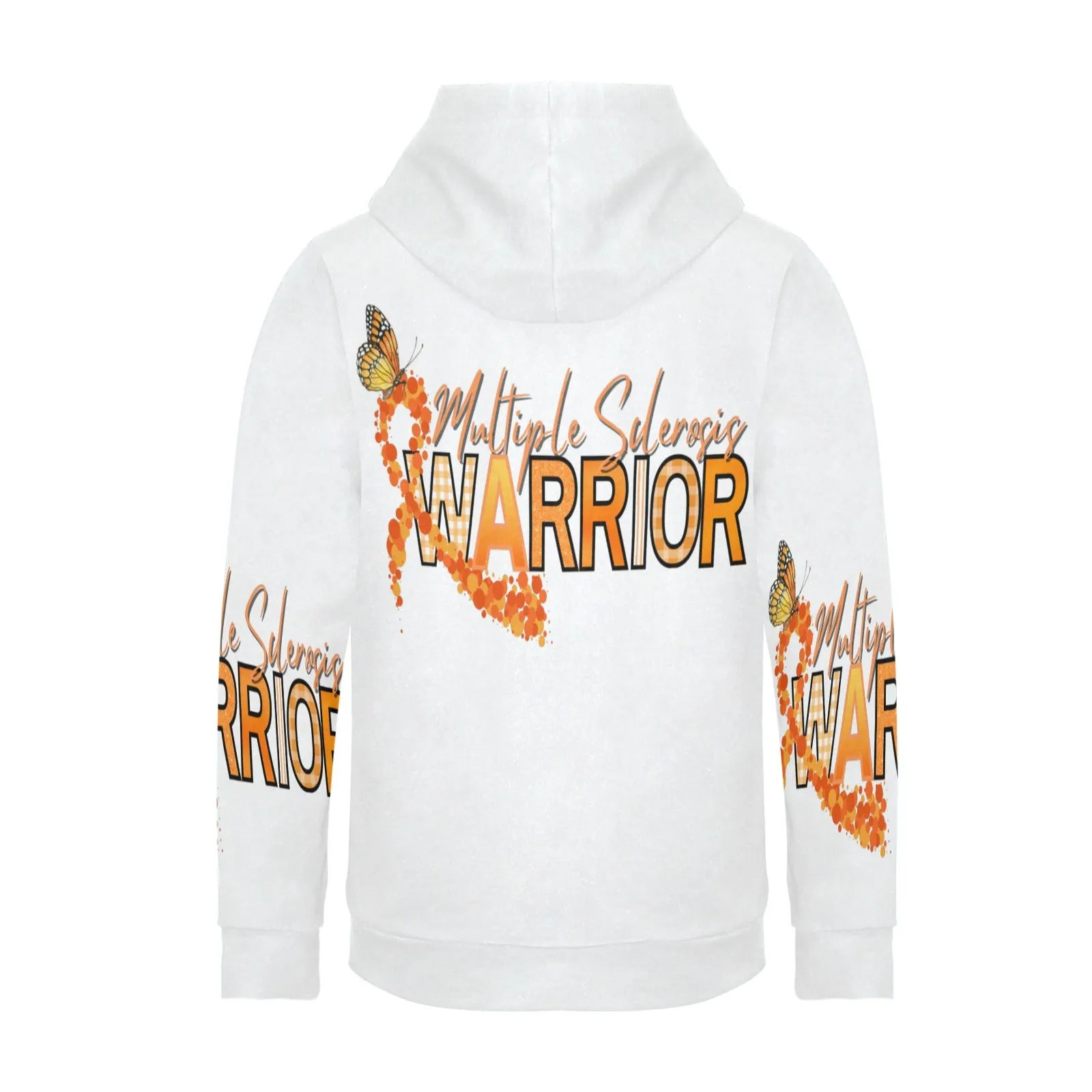 Women's Multiple Sclerosis Fleece Hoodie All Over Print