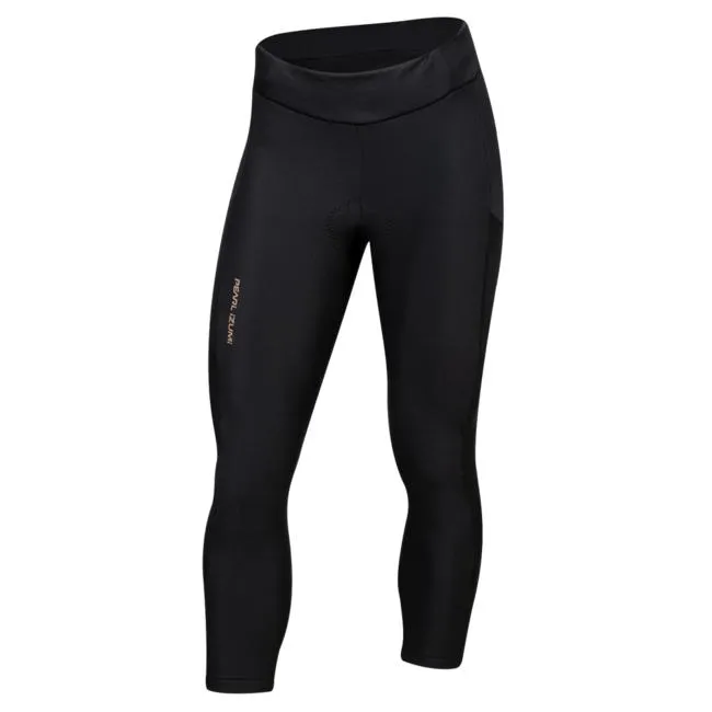 Women's Sugar Thermal Crop Bike Tights - Black