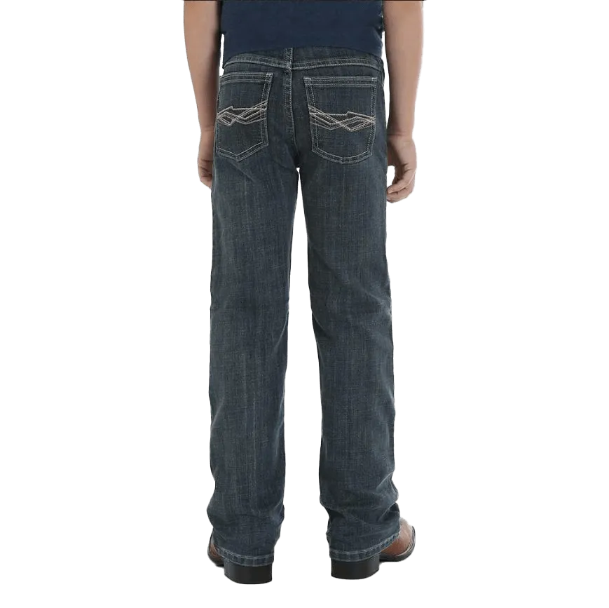 Wrangler Boys Vintage Bootcut Slim Fit Jeans