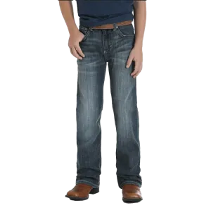 Wrangler Boys Vintage Bootcut Slim Fit Jeans