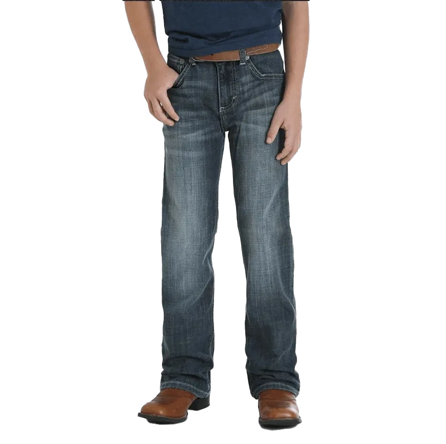 Wrangler Boys Vintage Bootcut Slim Fit Jeans